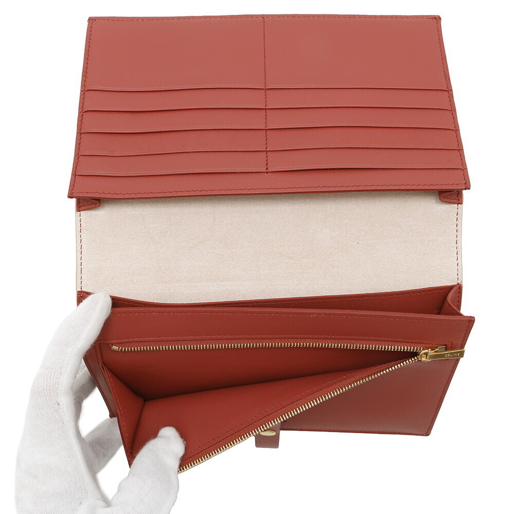 Celine Leather Long Multi Bi Function Fold Wallet - image 6